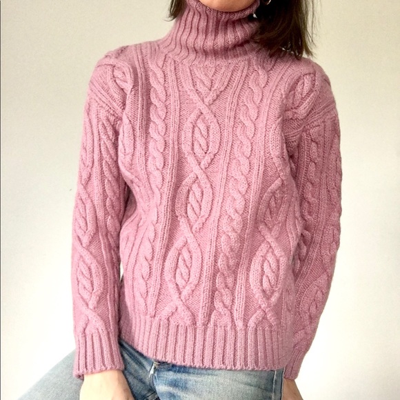 100% wool chunky turtleneck sweater - Picture 11 of 15